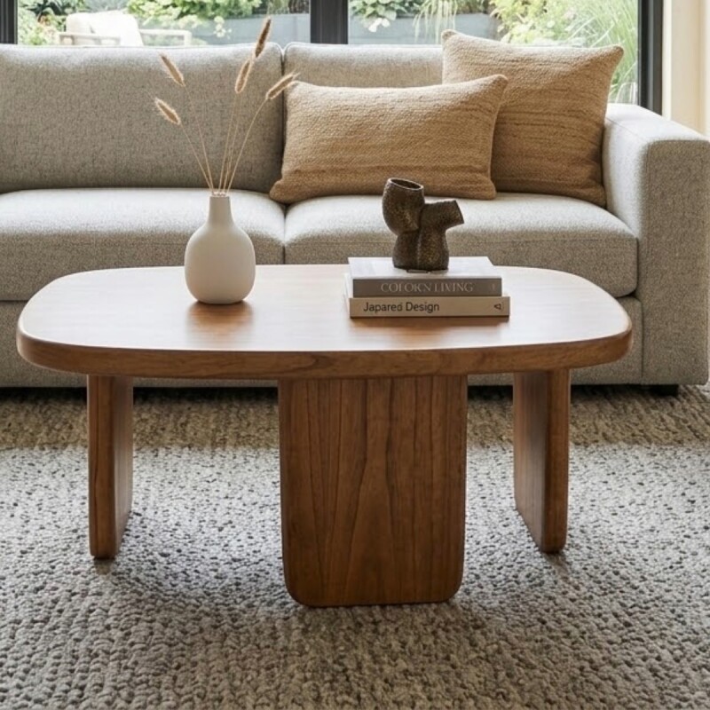 MESA CENTRO ORGANICA 80CM - ZV 04 SEDONA (CD) Unica