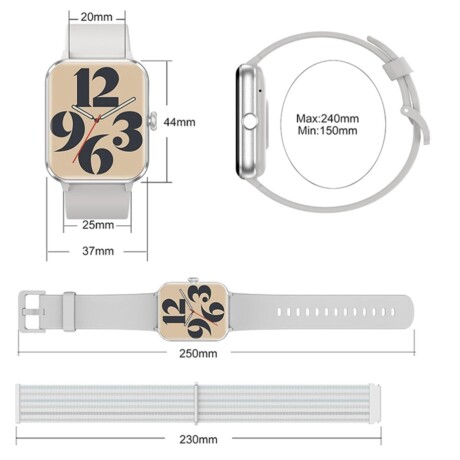 Reloj Inteligente Smartwatch Deportivo Blackview R50 gris