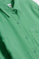 Camisa mangas 3/4 VERDE OLIVA