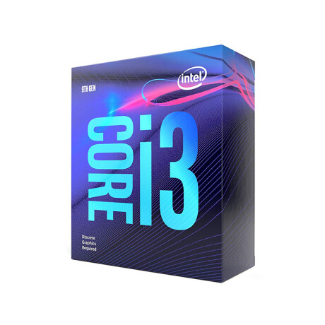 Intel Core i3 9100F - 3.6 GHz - 4 núcleos Intel Core i3 9100F - 3.6 GHz - 4 núcleos