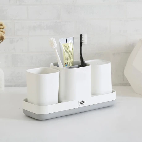 Porta Cepillo Y Organizador De Baño BDO Porta Cepillo Y Organizador De Baño BDO