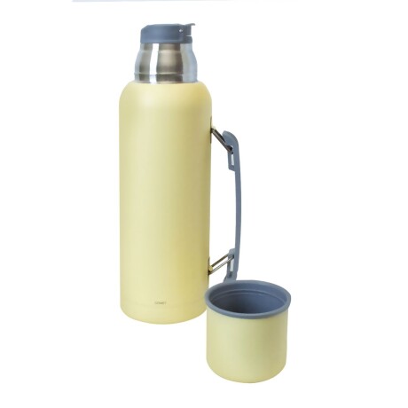 Set Comet Termo 1L Acero Inoxidable + Mate 160ML W100135 AMARILLO