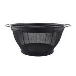 COLADOR MALLA ACERO INOX 25CM NEGRO MATE COLADOR MALLA ACERO INOX 25CM NEGRO MATE