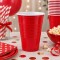 Vaso 350ml Diferentes colores x50un Rojo