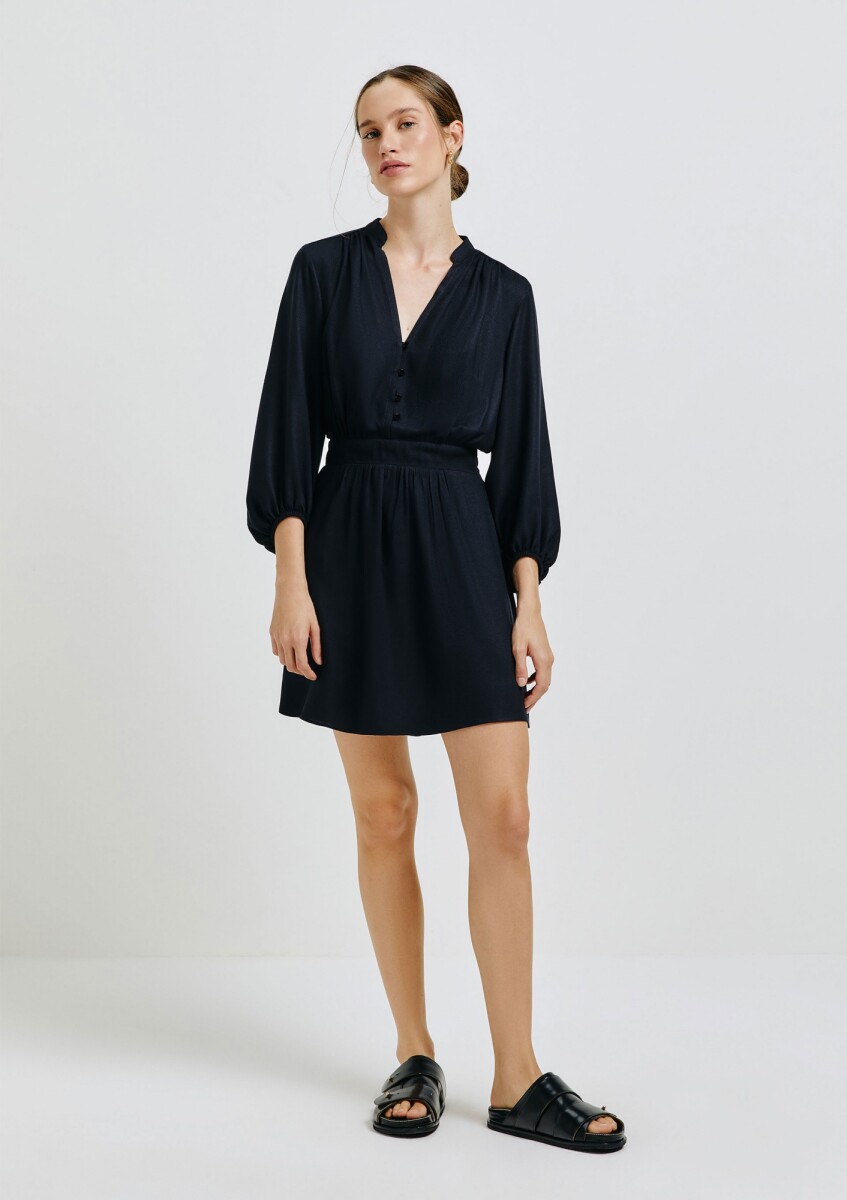 VESTIDO CORTO - NEGRO 