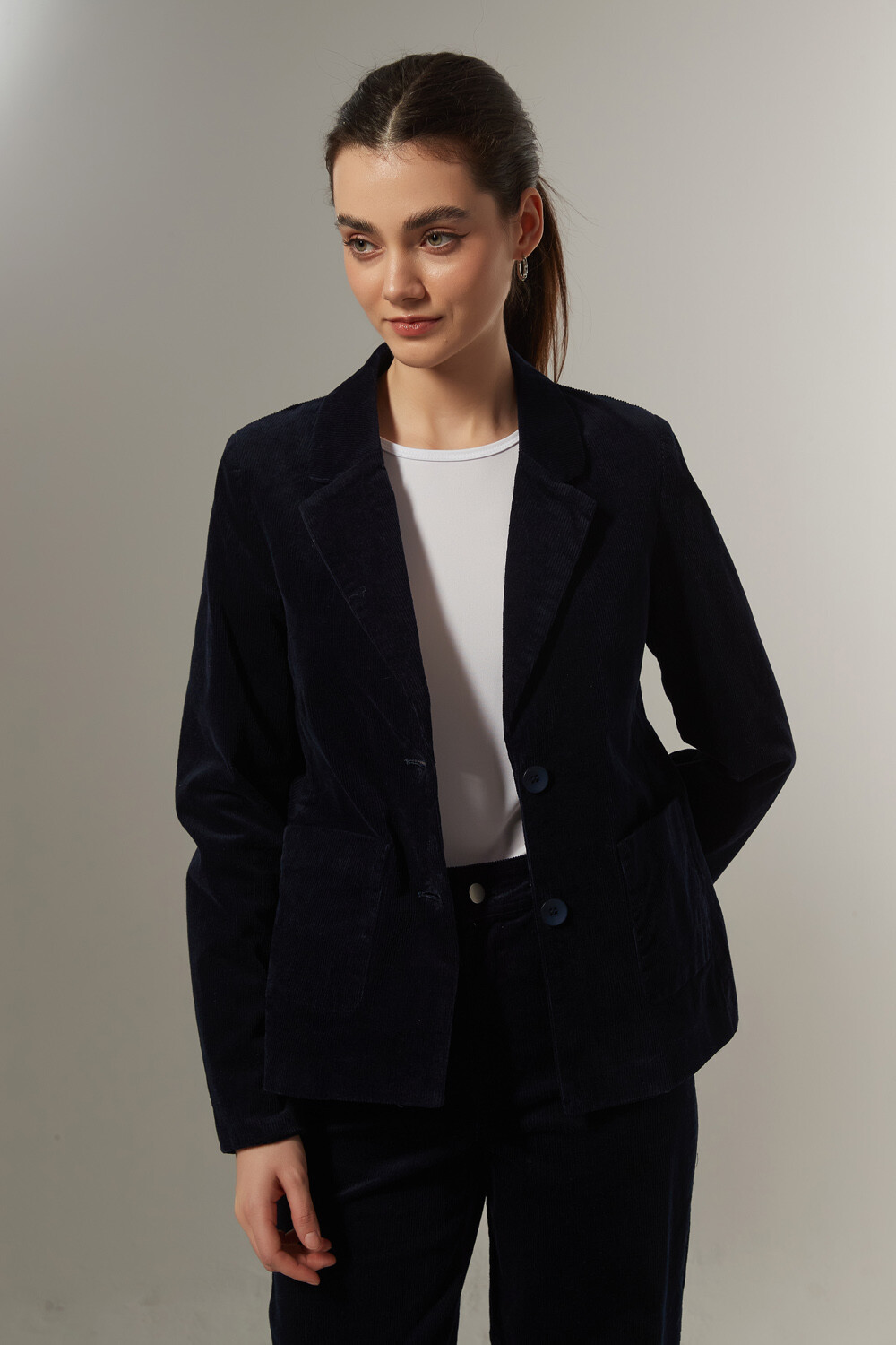 Blazer Kedal Azul