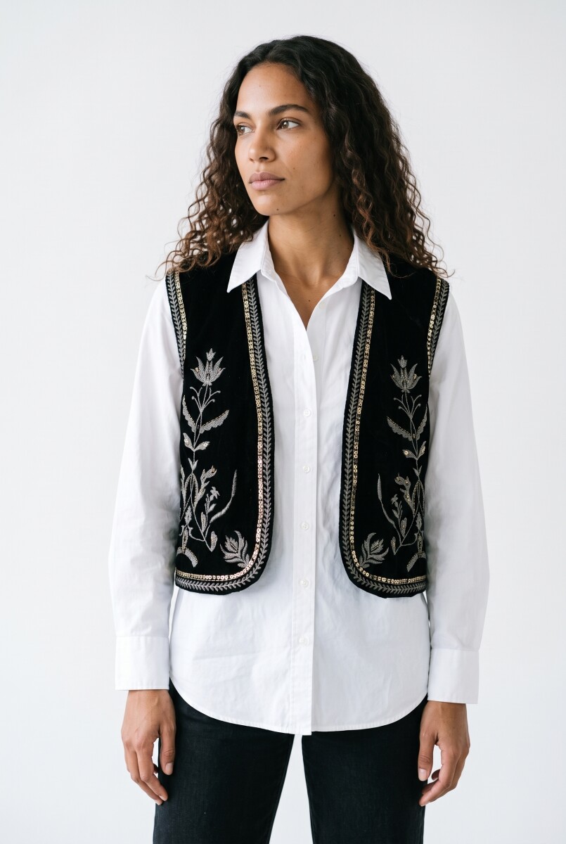 CHALECO PATI - NEGRO 