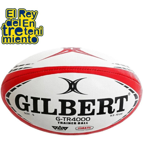 Pelota Gilbert Tr4000 Rugby N5 Profesional Entrenamie Rojo