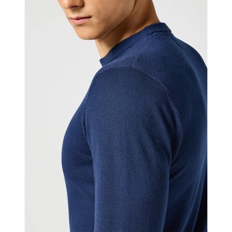 Buzo Wrangler de Hombre - KNIT SWEATER - 112357427NAVY ELD