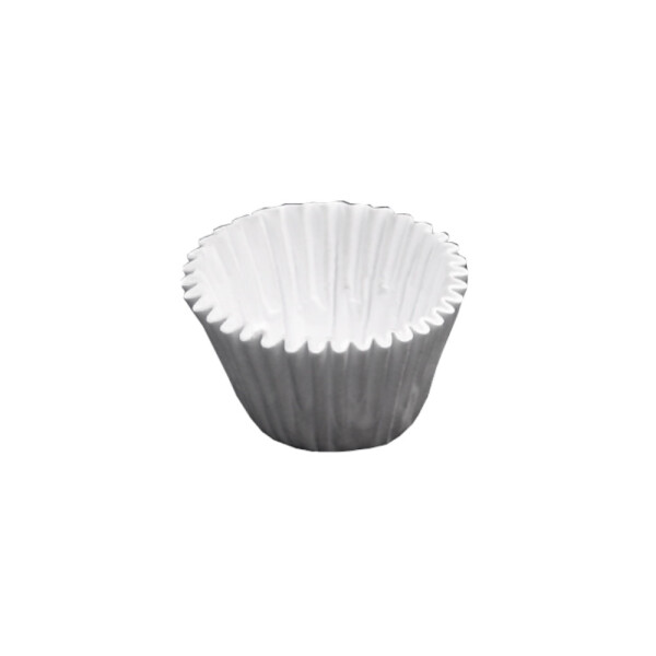 CASQUETE LISO BASE 6 CM. BLANCO