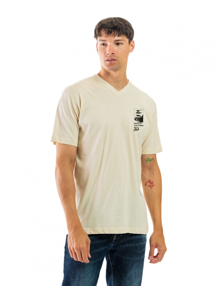 Remera Estampada C/V BGDH REVB-21 Birch/ Vehículo 028