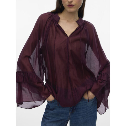 VMJENNA 7/8 FRILL TOP WVN GA Winetasting