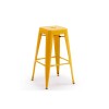 Taburete Tolix Hogar Pub Muebles Amarillo