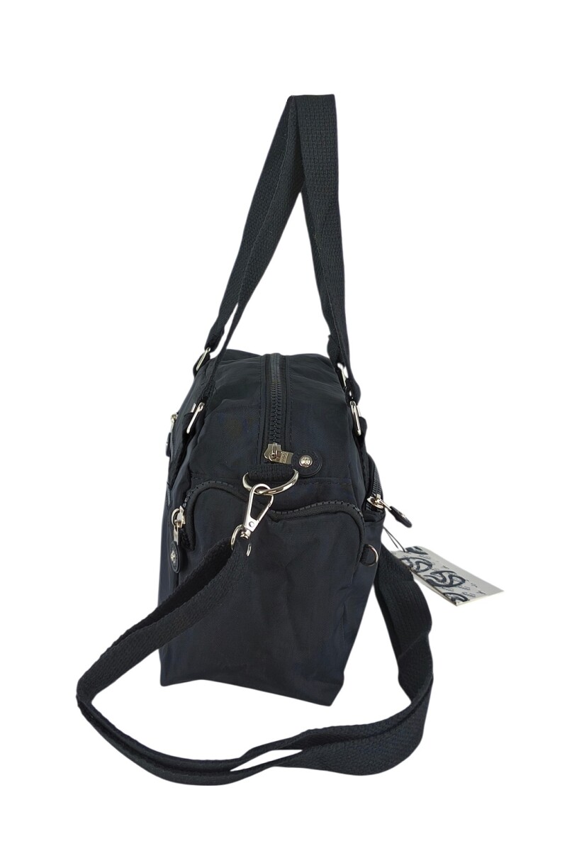 Morral con bolsillos Negro