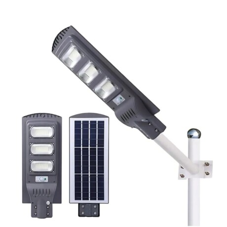 Foco Exterior Led Solar Poste De Luz Sensor Control Brazo Foco Exterior Led Solar Poste De Luz Sensor Control Brazo