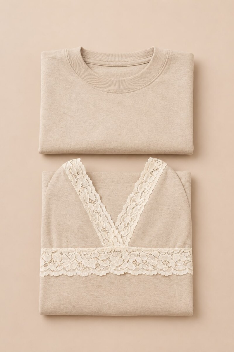 Pack Avelina Beige Melange