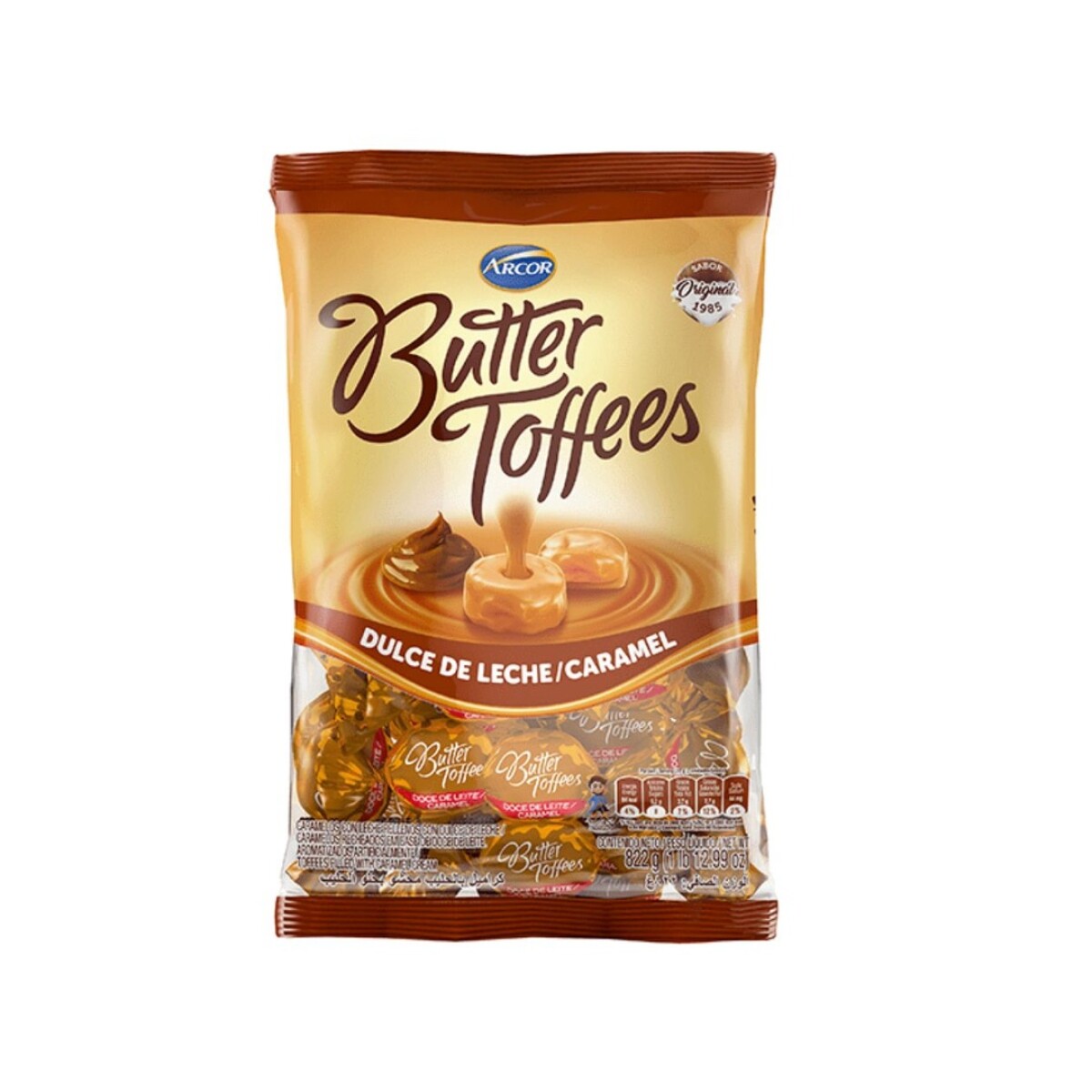 CARAM.ARCOR BUTTER TOFFE 822G 