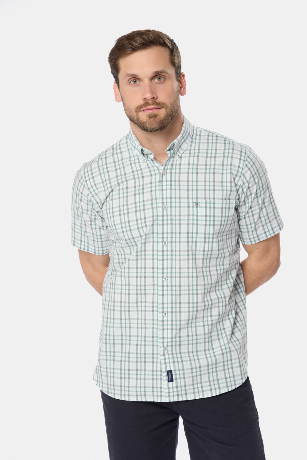 CAMISA SPORT A CUADROS Verde