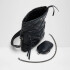 BRILI OPEN BLACK QUILTED SYNTHETIC OPEN BLACK