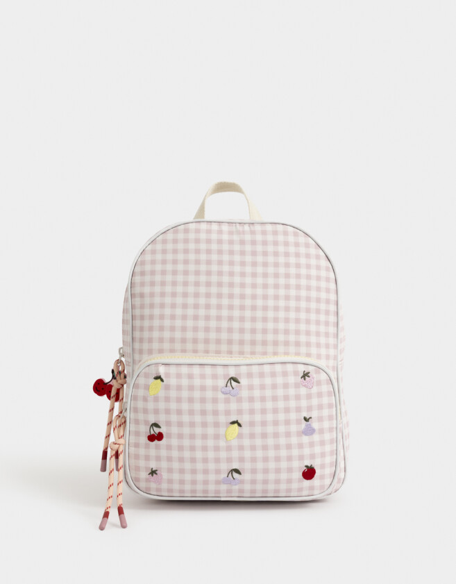 Mochilas y Carteras Infantiles Mochila Infantil Bordada - Estampado Geometrico