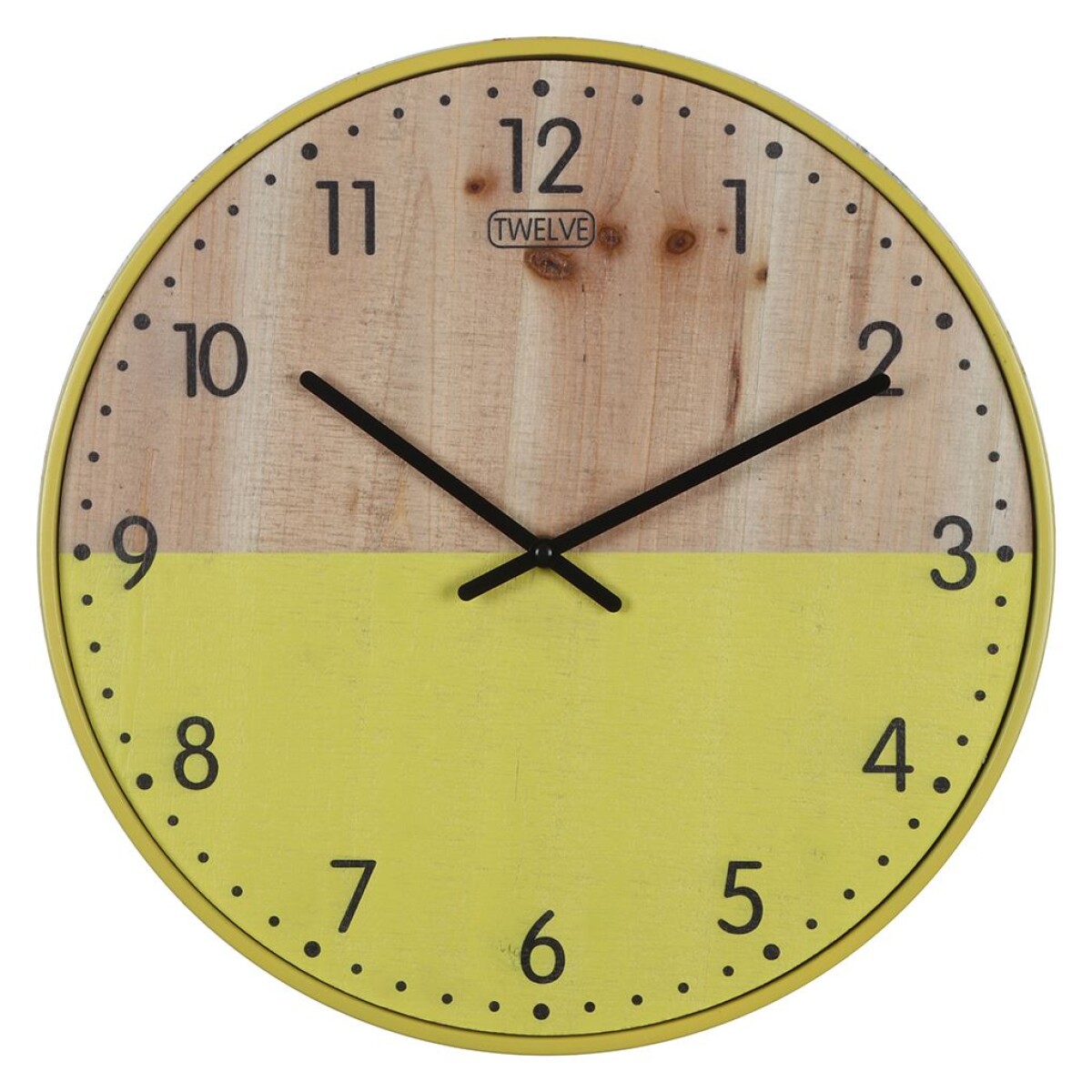 Reloj de Pared Amarillo (D42 cm.) 