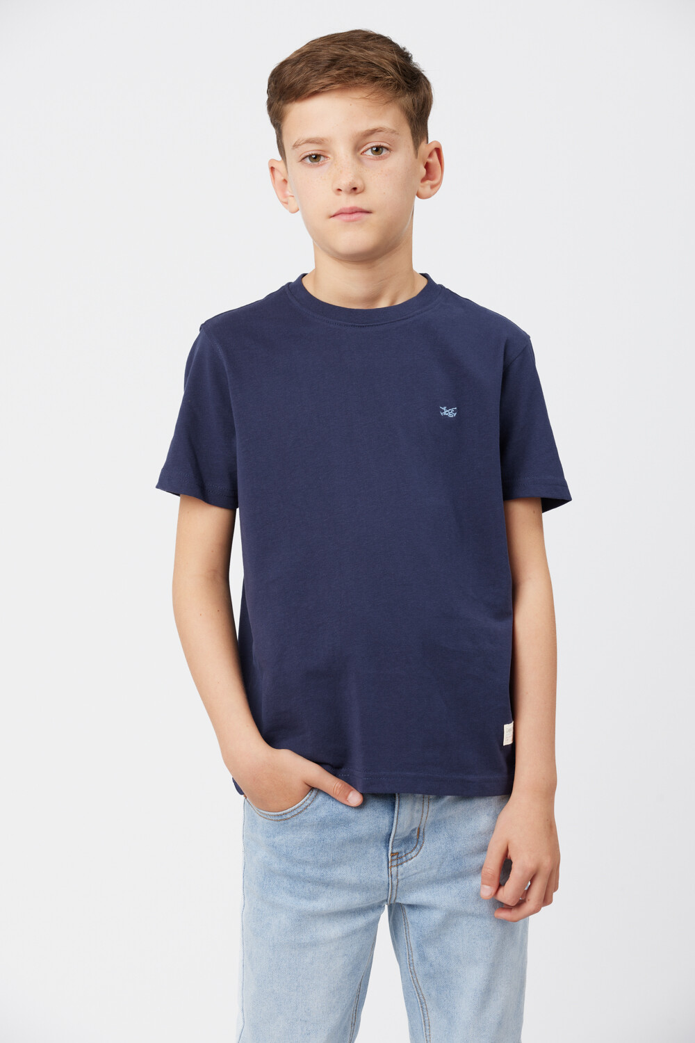 REMERA BÁSICA DE ALGODÓN Azul