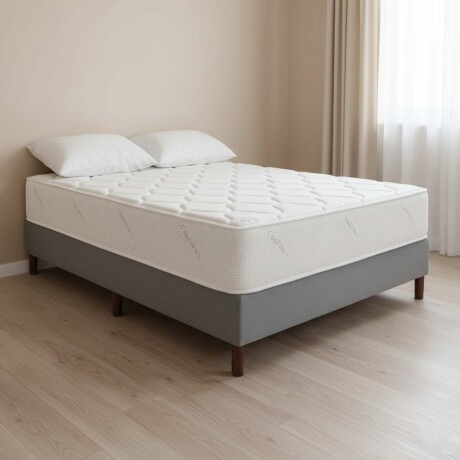 SOMMIER 2 PLAZAS RESORTES POCKET DENSIDAD CRYSTAL