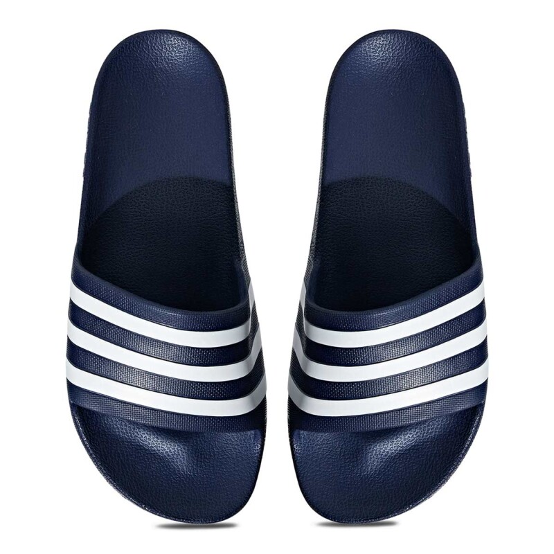 Chanclas Adidas Adilette Aqua Dkblue/ftwwht/dkblue Marino-blanco