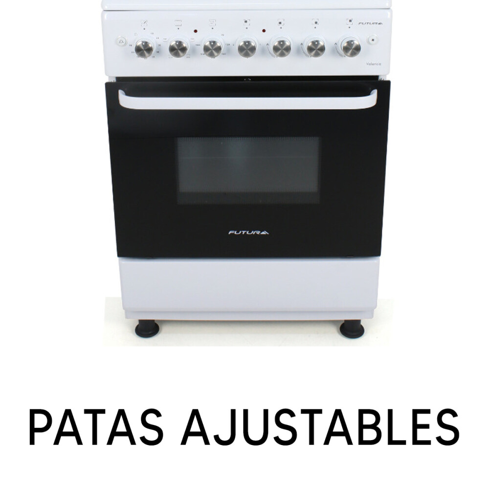 Cocina Combinada Futura Plus Valencia Fut-60cm31b Blanco