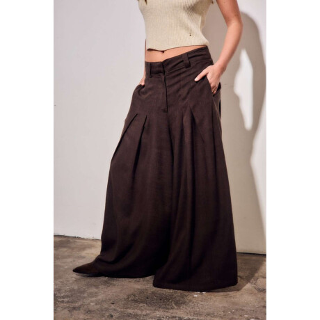 Pantalon Con Lino Safari