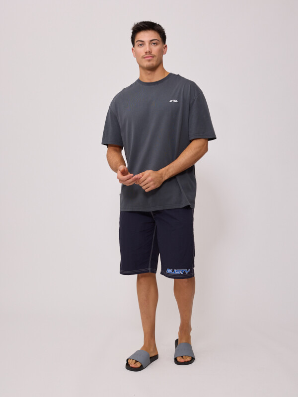 T-SHIRT POPIK RUSTY Gris