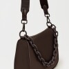 Cartera al Hombro Match en Nylon Marron