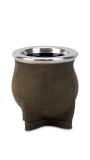 MATE DE CERÁMICA CHICO DELTA ENGRASADO MUSGO