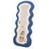Espejo Ondulado Con Luz Led Led-m-01 AZUL