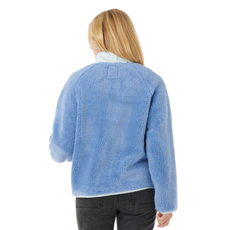 Canguro Rip Curl Shore Break Polar Fleece - Azul Canguro Rip Curl Shore Break Polar Fleece - Azul