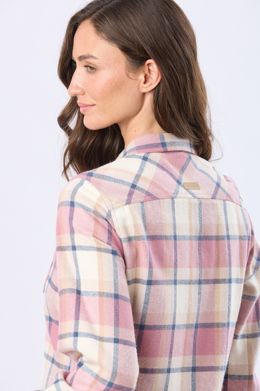 CAMISA VIYELA CUADROS Piedra