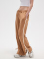 Pantalon Deportivo Veda Beige Oscuro