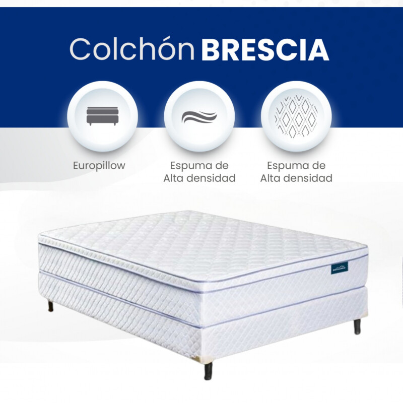 Colchón Brescia con Sommier 2 plazas 140x190
