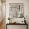 Espejo Decorativo de Pared Cuadrado Tipo Mosaico Moderno Espejo Decorativo de Pared Cuadrado Tipo Mosaico Moderno
