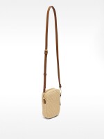 Bolso Para Móvil Efecto Rafia natural