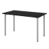 Mesa De Comedor Modelo Gitana, Rectangular Apta Para 6 Personas. NEGRO