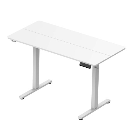 ESCRITORIO REGULABLE METAL-Y-MDF BLANCO UP