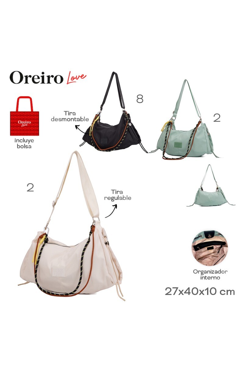 Cartera Las Oreiro Negro