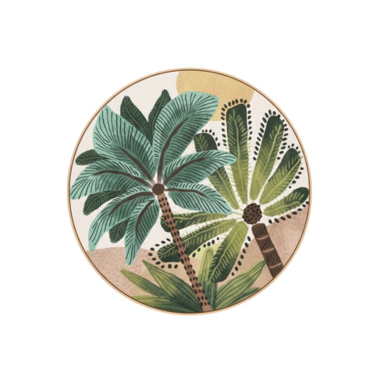 PLACA RED DEC DIS 2 PALMERAS Unica