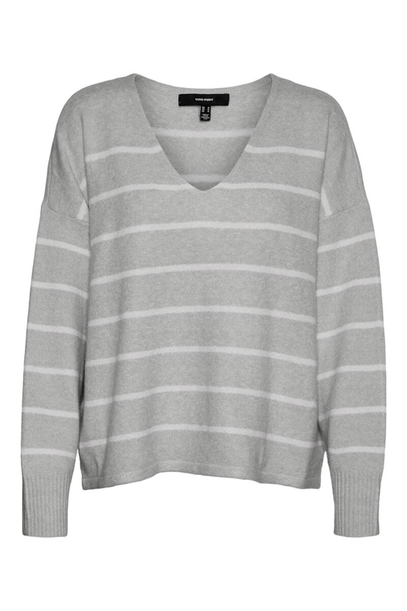 Sweater Doffy Cuello - Light Grey Melange 