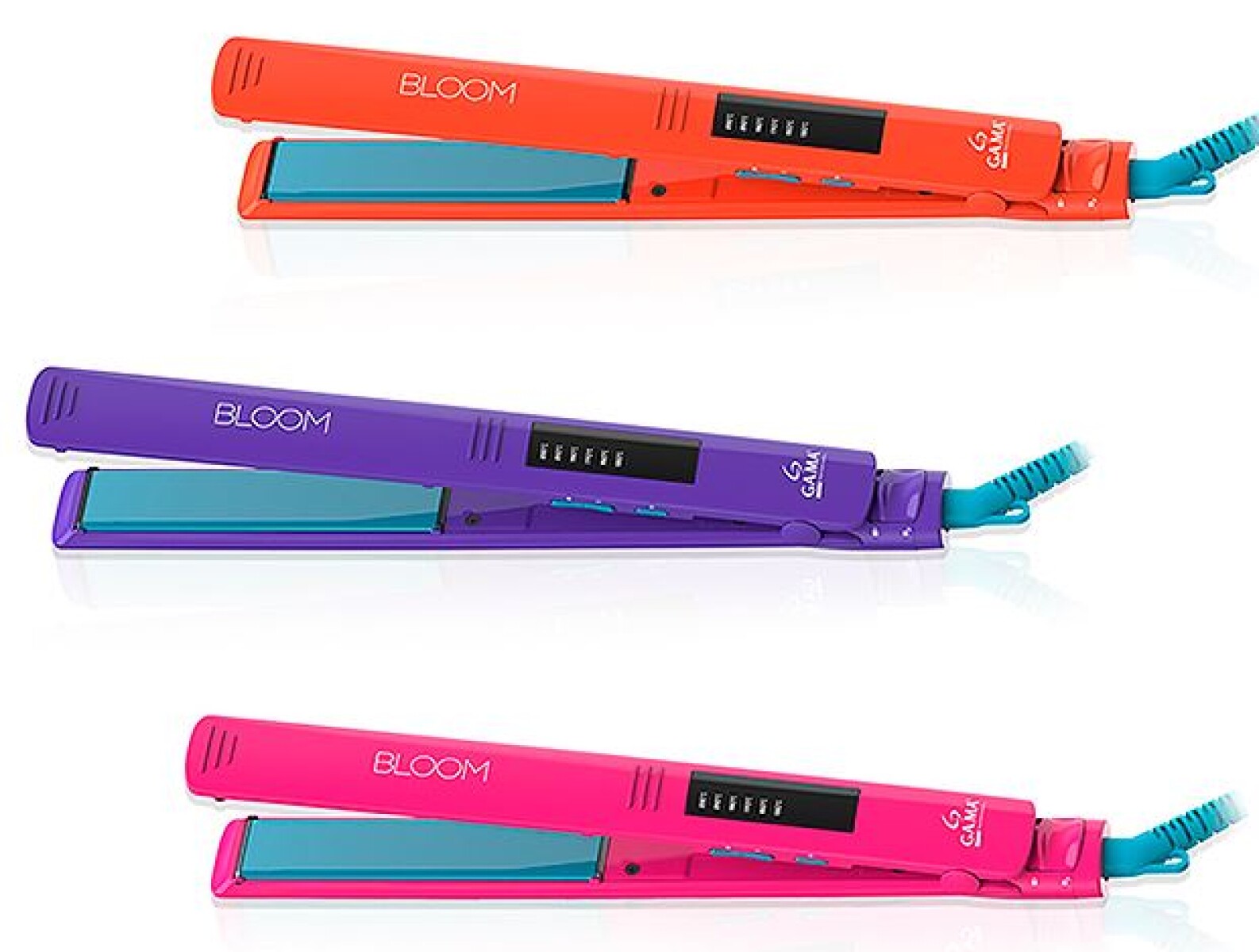 PLANCHA DE PELO GAMA Elegance LED BLOOM Tourmalina 