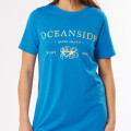 T-SHIRT LARGA ELORE RUSTY Azul