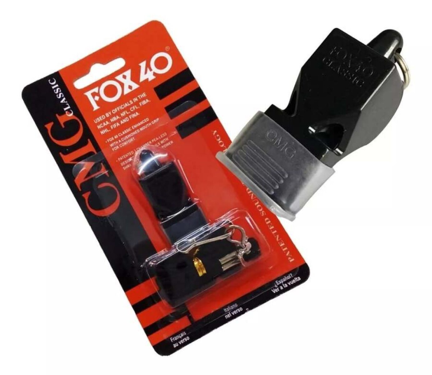 Silbato Fox 40 Negro - S/C 