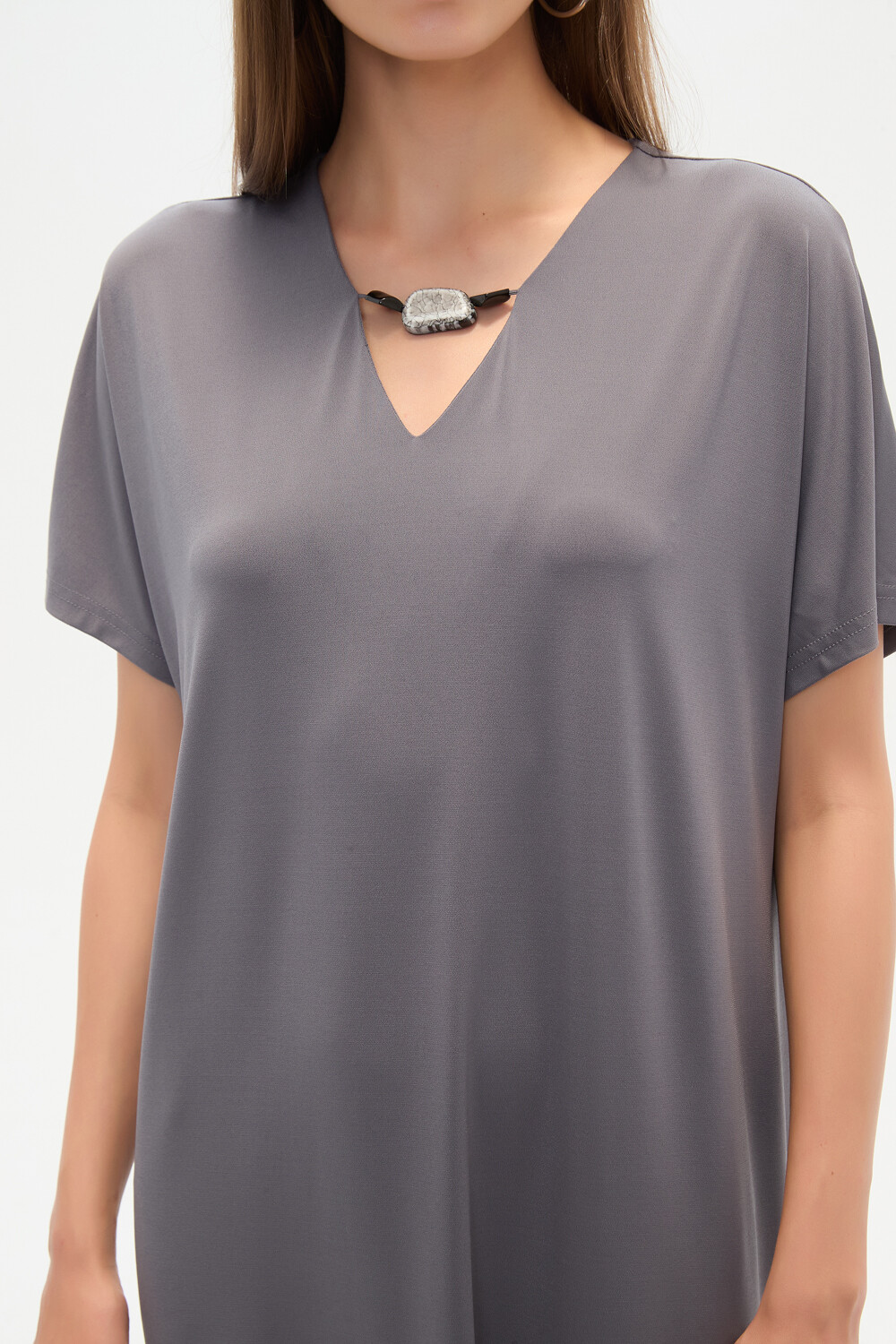 Vestido Oasina Azul Piedra