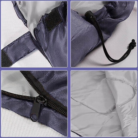 Sobre Dormir Capucha Colcha 190x83+ Bolso Camping Azul